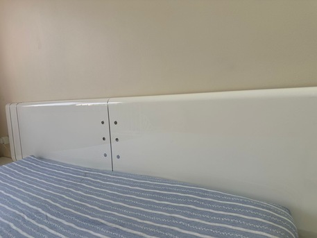 Salmaniya, Furniture, BHD 65,  King Size Bed 180x200cm + Mattress With Two Side Tables - Excellent Condition