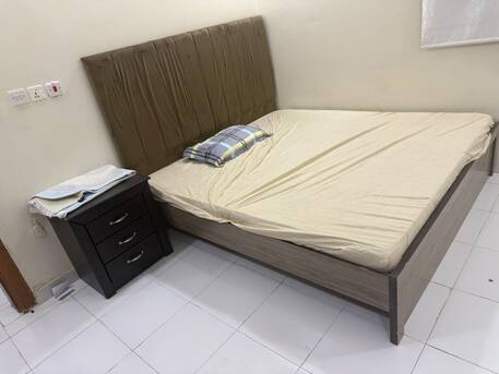 Al Shifa, Furniture, SAR 400,  Queen Size Bed With Mattress For Sale &ndash; Good Condition