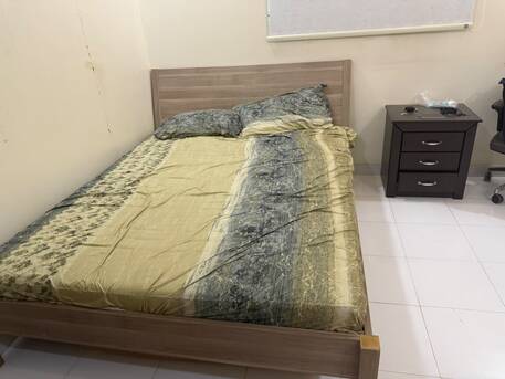 Al Shifa, Furniture, SAR 400,  Queen Size Bed With Mattress For Sale &ndash; Good Condition