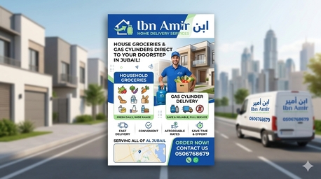 Jubail, Delivery, House Grocerry And Gas Cylinders