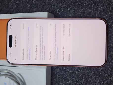 Al Rahmaniyah, Mobile Phones, SAR 4750,  IPhone 17 Pro Max 256gb Cosmic Orange