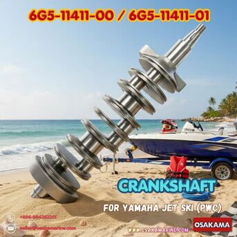Rio de Janeiro, Auto Parts, BRL 99999,  6G5-11411-00 / 6G5-11411-01 Yamaha V6 Crankshaft Engine