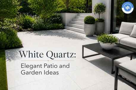 London, Farm & Garden, Premium White Quartz From East Yorkshire Stone