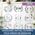 USD 8,  Personalized Wedding Stamp For DIY Brides And Grooms