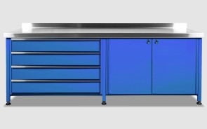 Melbourne, Tools, Improve Workplace Flexibility With A Stainless Steel Mobile Bench