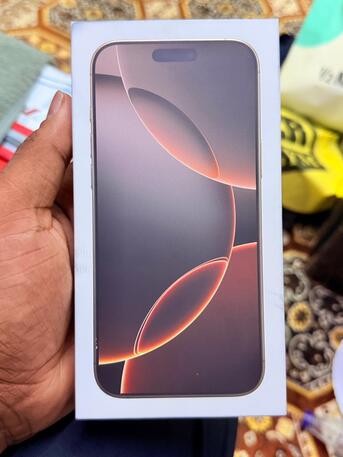 Dammam, Mobile Phones, SAR 3800,  IPhone 16 Pro Max &ndash; Gold Color 99% Battery (Jarir Product & 15 Months Warranty Remainig)