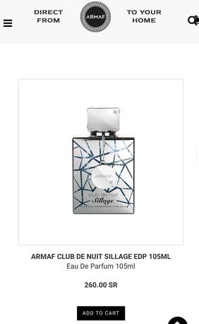 Al Wizarat, Perfumes & Fragrances, SAR 220,  ARMAF - Sillage
