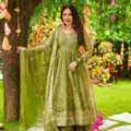 INR 7000,  Buy Idaho Sienna Sage Suit Set Online