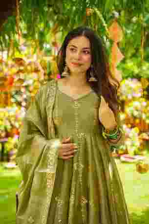 Jaipur, Clothing & Accessories, INR 7000,  Buy Idaho Sienna Sage Suit Set Online