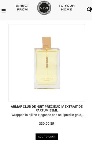 Al Wizarat, Perfumes & Fragrances, SAR 300,  ARMAF - PRECIEUX IV EXTRAIT DE PARFUM