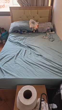 Olaya, Furniture, SAR 150,  Sale: Double Cot Bed Along With Mattress