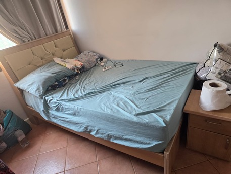 Olaya, Furniture, SAR 150,  Sale: Double Cot Bed Along With Mattress