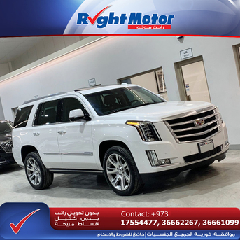 Manama, Vehicles, Cars & Trucks , BHD 0001,  Cadillac Escalade,  2019,  Automatic,  93000 KM,