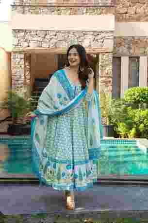 Jaipur, Clothing & Accessories, INR 4000,  Buy Idaho Reva Cotton Suit Set Online