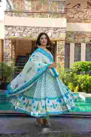 Jaipur, Clothing & Accessories, INR 4000,  Buy Idaho Reva Cotton Suit Set Online