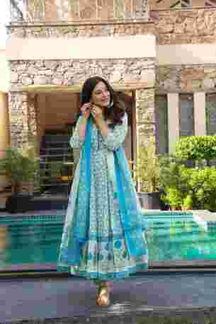 Jaipur, Clothing & Accessories, INR 4000,  Buy Idaho Reva Cotton Suit Set Online