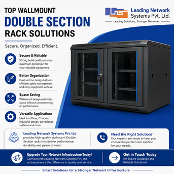 Pune, Air Conditioning, Top Wallmount Double Section Rack Experts | Leading Network Systems Pvt. Ltd