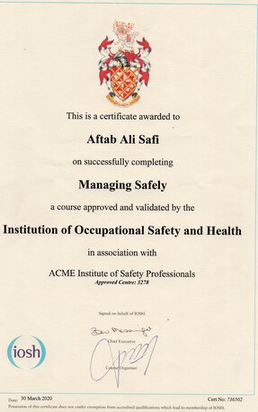 Riyadh, Job Seekers, Health And Safety Officer (SCE Approved)