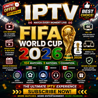 Jeddah, Household Items, SAR 7,  🏆 FIFA World Cup 2026 IPTV Package ⚽🔥 | Watch All Matches LIVE In HD & 4K