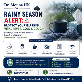 Bangalore, Health, Expert Care For Cold, Cough, Flu & Infections &ndash; Dr. Mouna HN