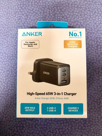 Al Baghdadyiah Al Sharqyia, Mobile Phones, SAR 75,  Anker Ultra Fast 3 In 1 Charger