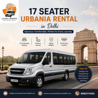 New Delhi, Travel, 17 Seater Tempo Traveller Rental Delhi