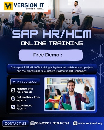 Hyderabad, Training, The Best Place To Learn SAP HR HCM Training And Build Your Career -- Version IT Hyderabad