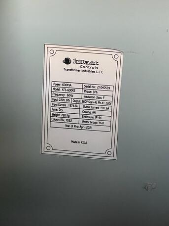 Riyadh, Machinery, SAR 25000,  Transformer For Sale