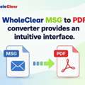 INR 2740, WholeClear MSG To PDF Converter Provides An Intuitive Interface.