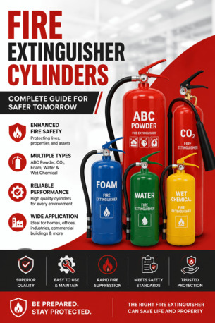 Mumbai, Materials, Complete Guide To Fire Extinguisher Cylinders For Industrial, Commercial & Residential Fir