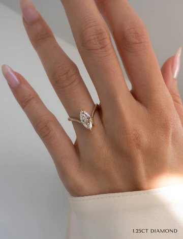 New York, Jewelry, USD 1945,  Marquise Diamond Engagement Ring Collection | Timeless & Elegant