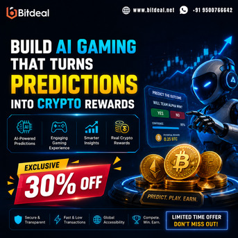Dubai, Business, Build AI Gaming That Turns Predictions Into Crypto Rewards | 30% OFF