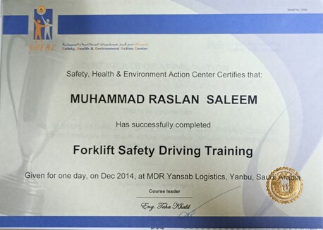 Dammam, Job Seekers, Forklift Operator And Driver Job
