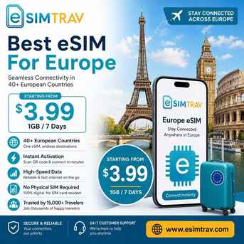 London, Travel, Best ESIM For Europe | Stay Connected Across Europe With ESIMTRAV