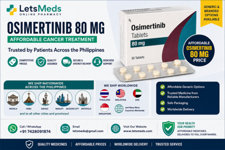 Taguig City, Health & Beauty Items, PHP 1,  Osimertinib 80 Mg Shipping To Thailand Malaysia UAE And Singapore