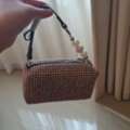 BHD 2,  Bessie Bedazzled Pink And Black Bag