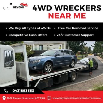 Sydney, Items Wanted, Reliable 4WD Wreckers Near Me In Canberra