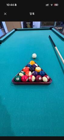 Busaiteen, Sporting Goods, BHD 550,  Pool Table/billiard (marble) With 3 Cues+all Items In Good Cond BD 550