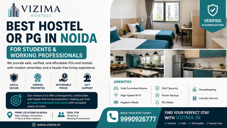 Noida, Marketing, Best Hostel & PG In Noida For Students & Working Professionals