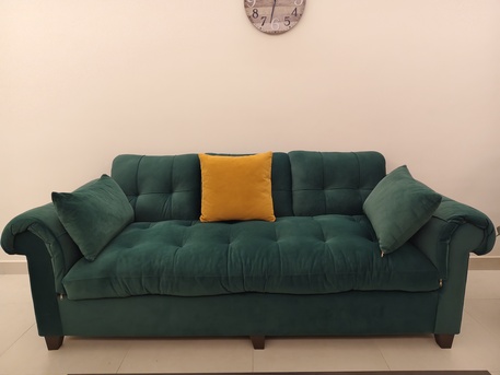 Al Malqa, Furniture, SAR 1450,  7-Seater Sofa (perfect Condition)
