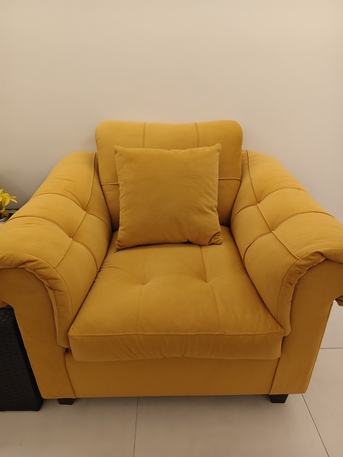Al Malqa, Furniture, SAR 1450,  7-Seater Sofa (perfect Condition)