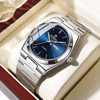 New York, Watches, USD 10,  Mens Stainless Steel Watch &ndash; Business Casual Quartz Watch