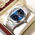USD 10,  Mens Stainless Steel Watch &ndash; Business Casual Quartz Watch