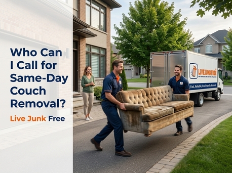 Toronto, Cleaning, Get Your Couch Removed Today Without The Hassle