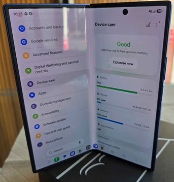 Khobar, Mobile Phones, SAR 5900,  Samsung Galaxy Z Fold7 (512gb) - Blue
