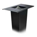 USD 249,  SPA-P002BLK Modern Black Mailbox Post Kit With SPA-B002AL Bracket &ndash; Spira Mailbox