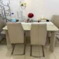 SAR 600,  6-Seater Dining Table With Chairs &ndash; Excellent Condition &ndash; SAR 600 Only!