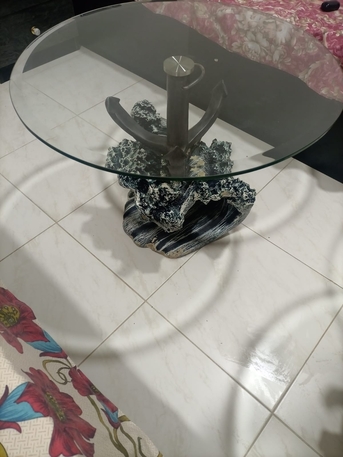 Dammam, Furniture, SAR 100,  Glass Tables And Rocking Chair For Sale