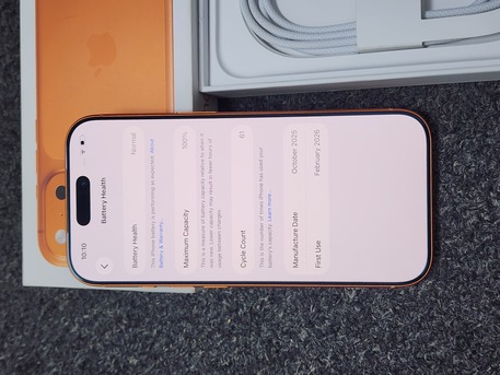 Al Rahmaniyah, Mobile Phones, SAR 4150,  IPhone 17 Pro 256gb Cosmic Orange