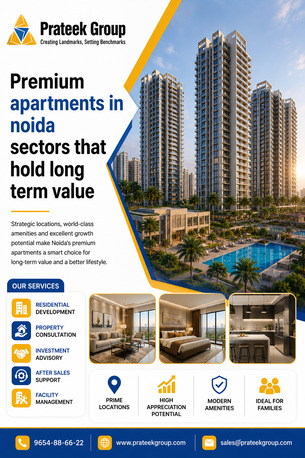 Noida, Real Estate, Premium Apartments In Noida Sectors That Hold Long Term Value